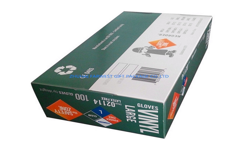 定制精品带CMYK打印的白色纸盒电子产品包装盒 工厂定制 MOQ1000